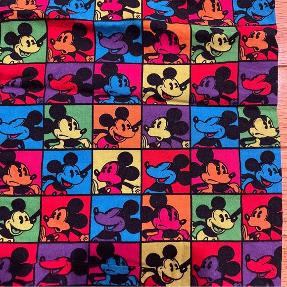 Multi-color Neon Mickey Mouse Disney Pants with Pockets - Picture 4 of 9